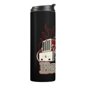 Cartoon Thermosbeker (Gedraaid links)