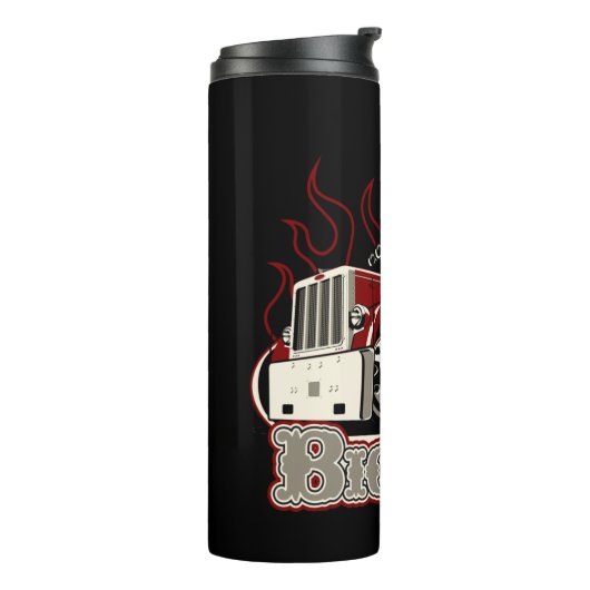 Cartoon Thermosbeker (Gedraaid links)