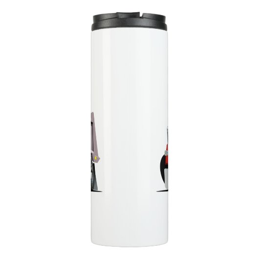 Cartoon Thermosbeker (Achterkant)