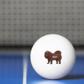 Cartoon Tibetan Mastiff Pingpongbal (Net)