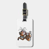 Cartoon Tiger Bagagelabel (Voorkant verticaal)
