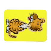 Cartoon Tiger Magneet (Horizontaal)