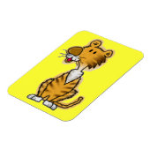 Cartoon Tiger Magneet (Linkerzijde)