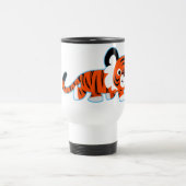 Cartoon Tiger over de Mok van de wandelaar (Center)