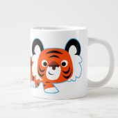 Cartoon Tiger over de Mok van Prowl Jumbo (Rechts)