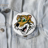 Cartoon Tiger Ronde Button 4,0 Cm (In situ)