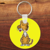 Cartoon Tiger Sleutelhanger (Voorkant)