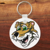 Cartoon Tiger Sleutelhanger (Voorkant)