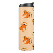 Cartoon Tigers:  print voor kinderen Thermosbeker (Gedraaid links)