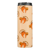 Cartoon Tigers:  print voor kinderen Thermosbeker (Achterkant)