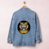 Cartoon Tijger Illustratie Denim Jacket (Hangar)