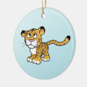 cartoon tijger keramisch ornament (Links)