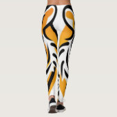 Cartoon tijger - Leggings voor het afdrukken van d (Achterkant)