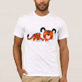 Cartoon tijger op de prowl T-shirt (Voorkant)