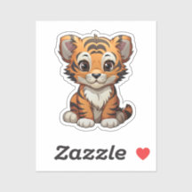 Cartoon tijgerillustratie