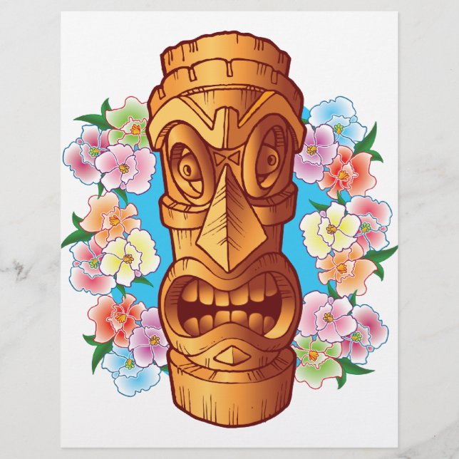 Cartoon Tiki Statue (Voorkant)