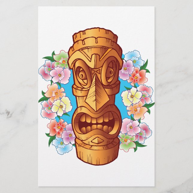 Cartoon Tiki Statue (Voorkant)