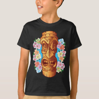 Cartoon Tiki Statue T-shirt