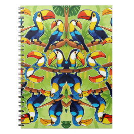 cartoon toekans notitieboek