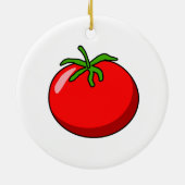 Cartoon Tomato Ornament (Achterkant)