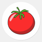 Cartoon Tomato Sticker (Voorkant)