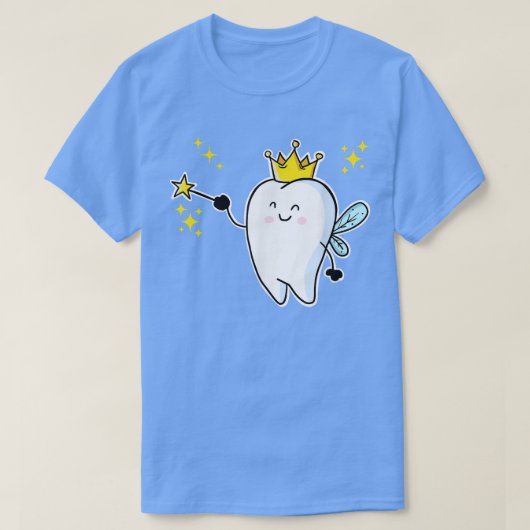 Cartoon Tooth Fairy T-shirt (Design voorkant)