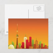 Cartoon Toronto Briefkaart (Voorkant / Achterkant)