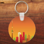 Cartoon Toronto Sleutelhanger (Voorkant)