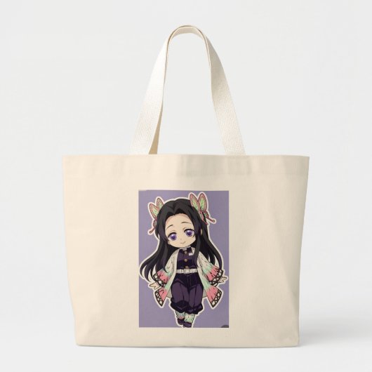 Cartoon totes bag grote tote bag (Voorkant)