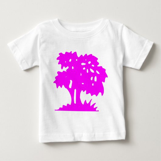 Cartoon Tree - magenta (Voorkant)