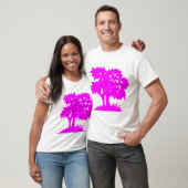 Cartoon Tree - magenta T-shirt (Unisex)