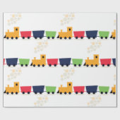 Cartoon trein cadeaupapier (Vlak)