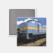 Cartoon trein magneet (Voorkant / Achterkant)