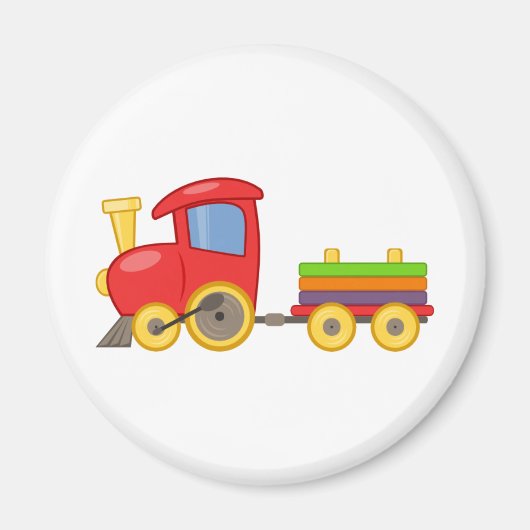 Cartoon trein magneet (Voorkant)