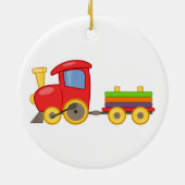 Cartoon Trein Ornament (Achterkant)