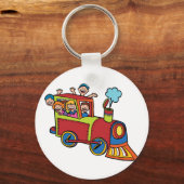 Cartoon treinritsen sleutelhanger (Voorkant)