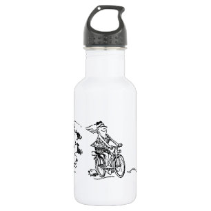 Cartoon Triathlon Waterfles