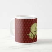 Cartoon Triceratops Koffiemok (Voorkant links)
