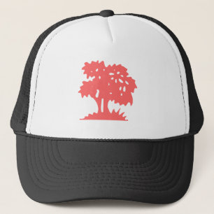 Cartoon - Tropisch roze Trucker Pet