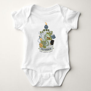 Cartoon trotse Slytherin-wapen Romper