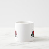 Cartoon truck espresso cup kop (Voorkant)