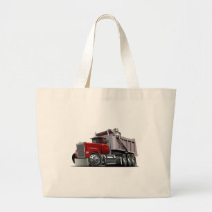 Cartoon truck grote canvas tas