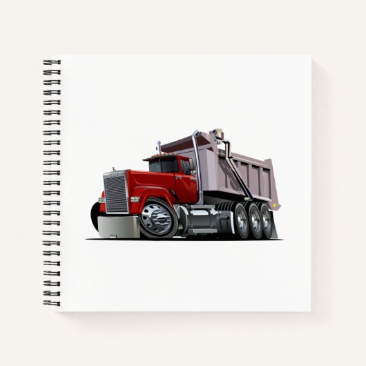Cartoon truck notitieboek (Voorkant)