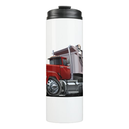 Cartoon truck thermische tumbler thermosbeker (Voorkant)