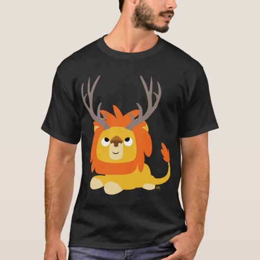 Cartoon TT-shirt met hefboom T-shirt (Voorkant)