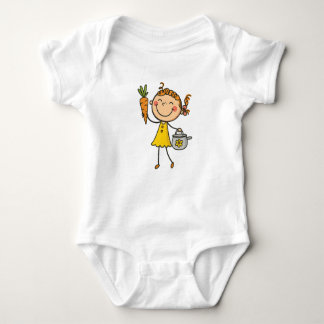 Cartoon Tuinieren Meisje Kids T-shirt