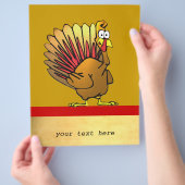 Cartoon Turkey Business Flyer (Hand)