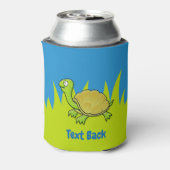 Cartoon Turtle Blikjeskoeler (Blikje Achterkant)