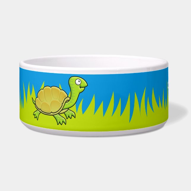 Cartoon Turtle Bowl Voerbakje (Links)
