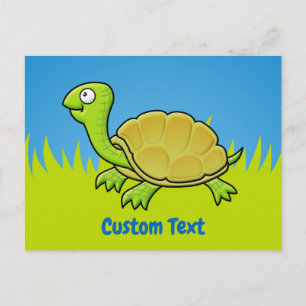 Cartoon Turtle Briefkaart